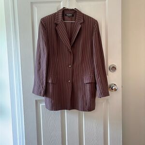 Vintage 1990s Holt Renfrew Linen-blend Jacket